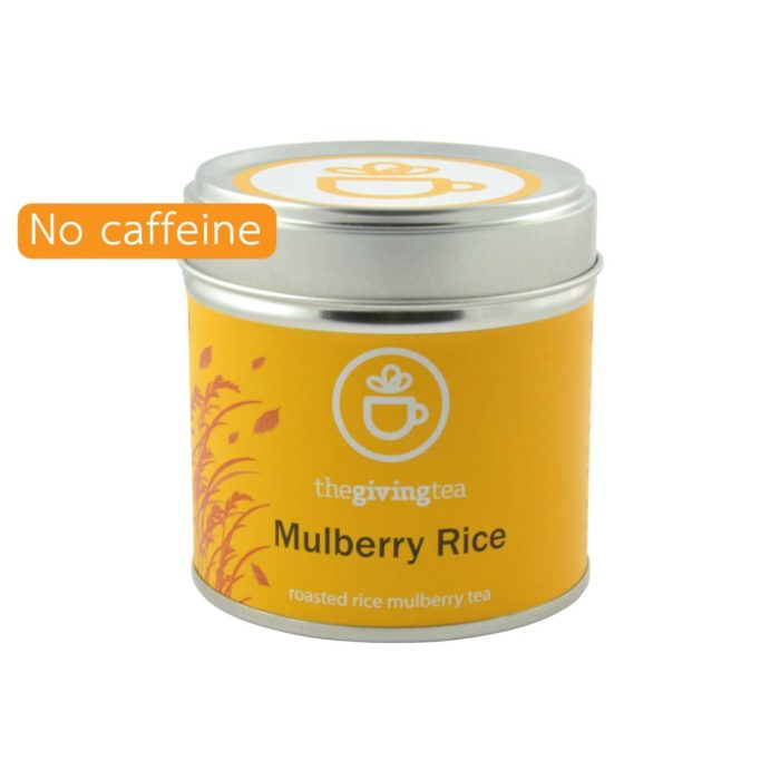 Mulberry Rice blended herbal tea small tin